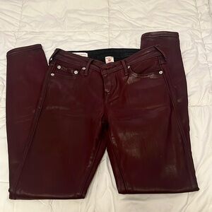 Halle Mid Rise Super Skinny True Religion pants